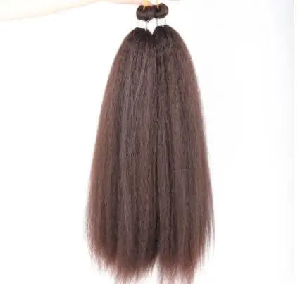 he Afro-Goddess Bulk: Lydia Kinky Straight Braid Bundles