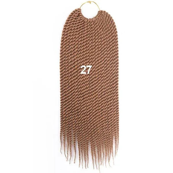 Signature Senegalese Twist synthetic ombre red crochet braids hair extensions