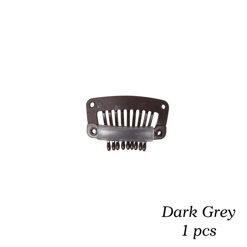 The Soft 9-Teeth 32mm Black Wig Clips