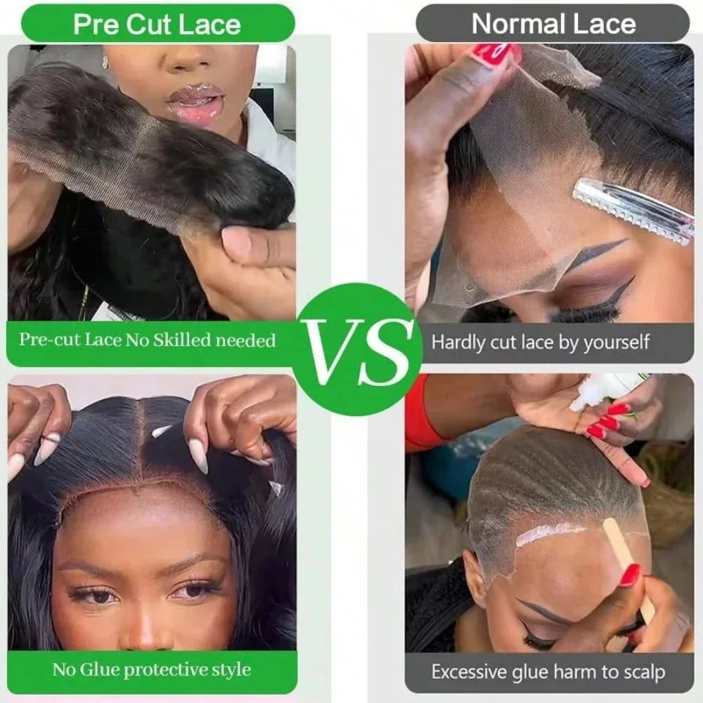 Best selected unprocessed natural human hair wig with 180%-220% density and double bleached knots