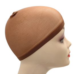 2-pack professional mesh wig caps in various skin tones with wide elastic band, stretchy nylon, breathable and non-slip design