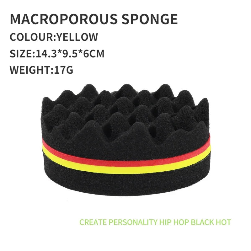 Oval Magic Twist Hair Brush Sponge Set