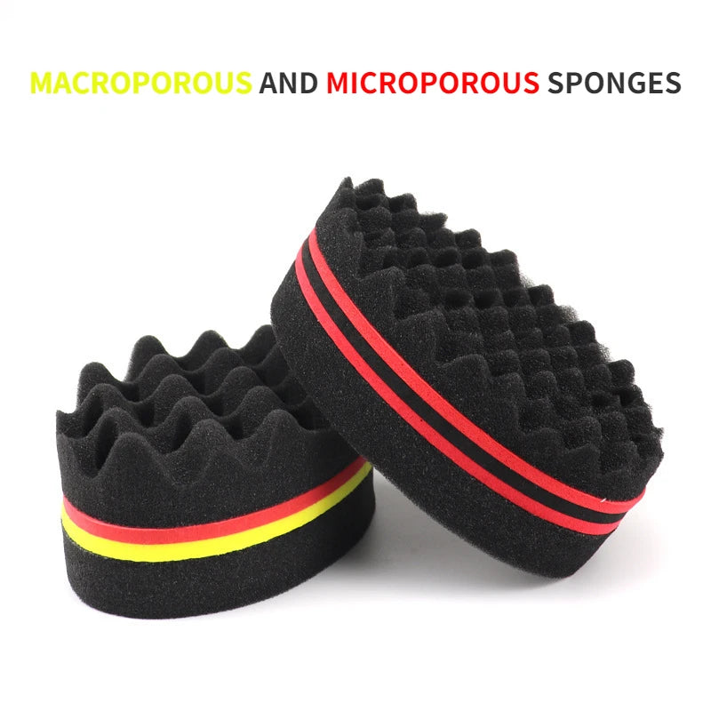 Oval Magic Twist Hair Brush Sponge Set