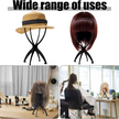 Professional Wig Organization Set of 3 with wig stands for drying, shaping, and displaying wigs, hats, and cosplay accessories