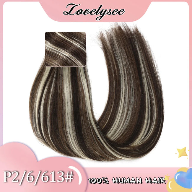 Brazilian Silk Radiance: Premium Thick-End Straight Clip-In Extensions