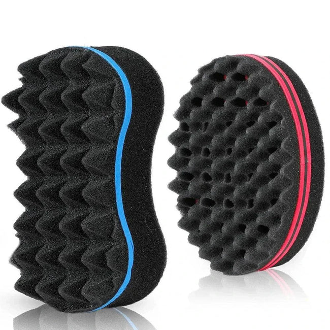Oval Magic Twist Hair Brush sponge comb for curly hair styling set