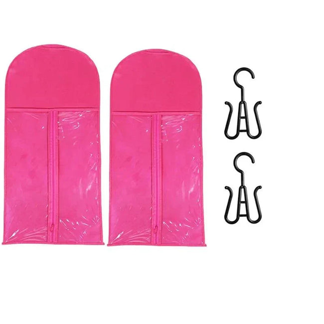 Universal Glowing Secrets luxury wig storage kit with multiple compartments and elegant design