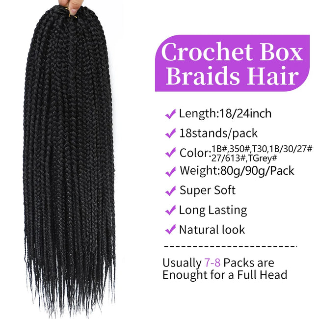 The Signature Goddess Box Braids Crochet Hair