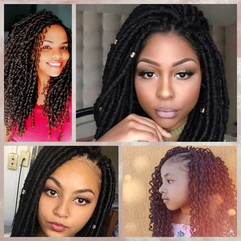 Crochet Faux Locs Hairstyle for Women