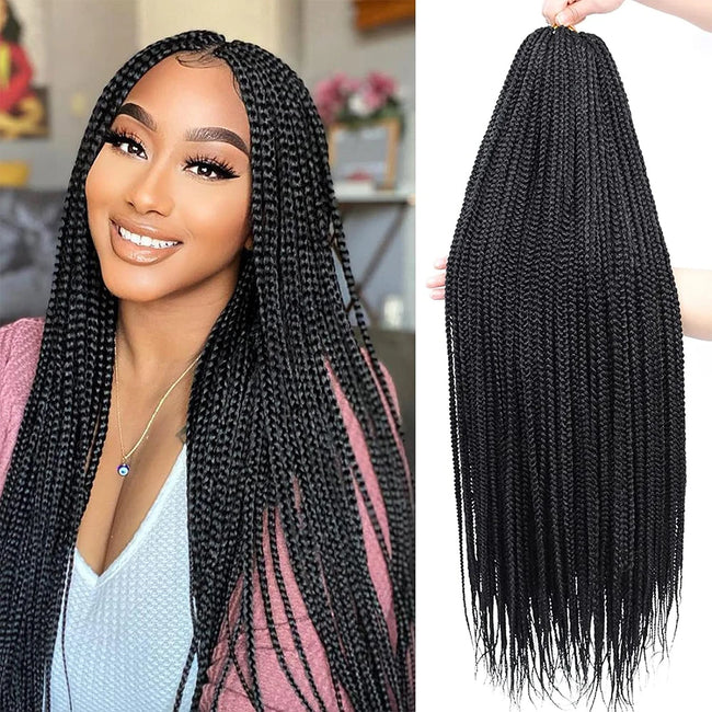 The Signature Goddess Box Braids Crochet Hair