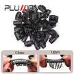 The Soft 9-Teeth 32mm Black Wig Clips