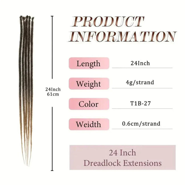 The Midnight Muse Dreads hairstyle collage showcasing diverse long dreadlock styles