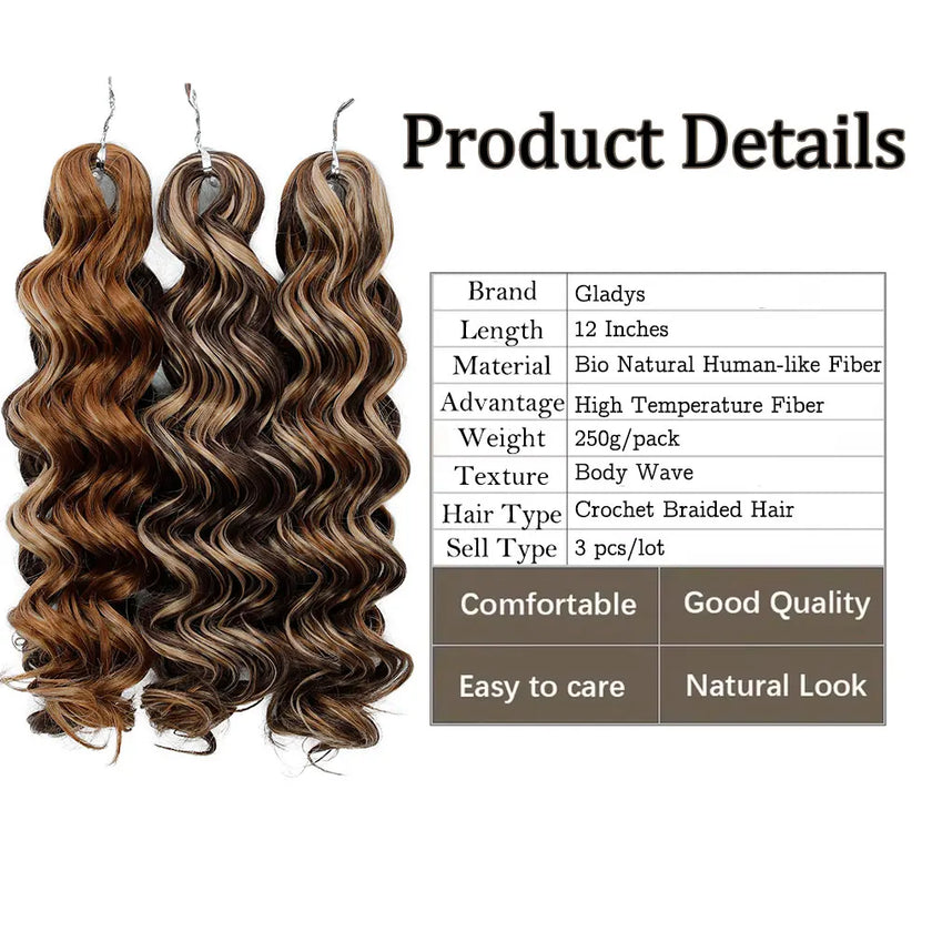 Curly Crochet Hair Extensions Highlights