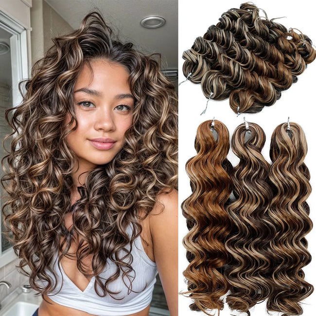 Curly Crochet Hair Extensions Highlights