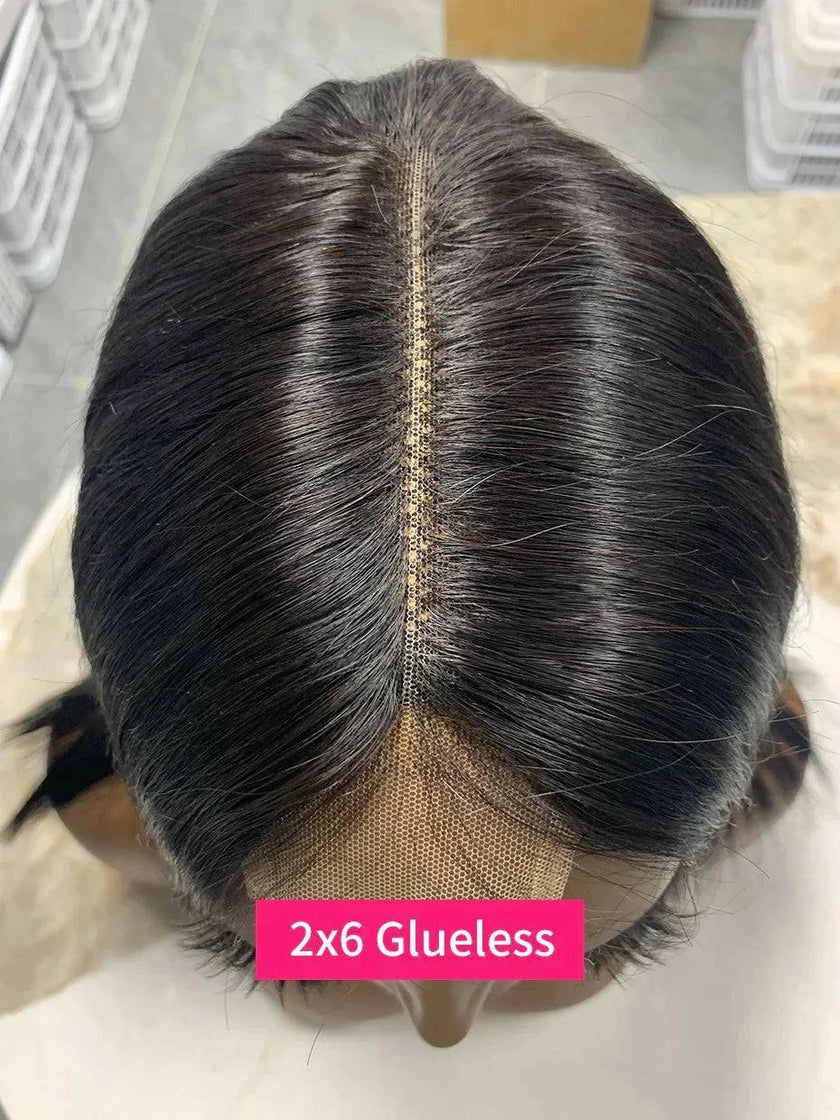 Premium 10A Lace Frontal Human Hair Wig with natural pre-plucked hairline and baby hair, 250% density, 100% raw Vietnamese hair, glueless lace options.